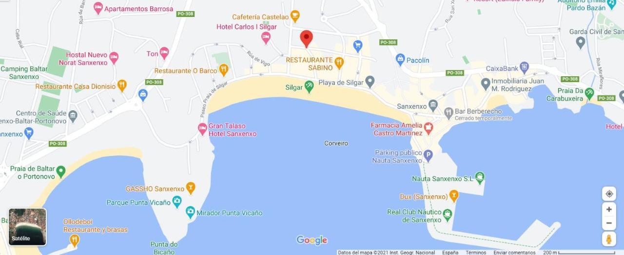Desconectaengalicia Castelao, 50M Playa Silgar Apartment Sanxenxo Ngoại thất bức ảnh